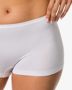 damesboxer naadloos micro wit