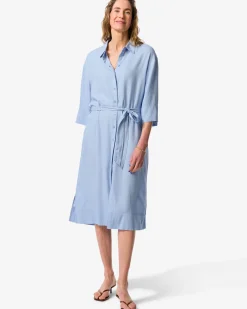 damesjurk Dawn regular fit lichtblauw