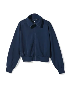damesvest lounge donkerblauw