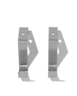 deurhaken rvs - 2 stuks