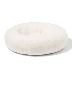 dierenmand 50x11cm donut sherpa crème