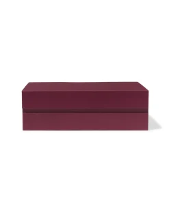 doos met magnetische deksel A5 karton donkerrood