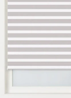 duo rolgordijn structuur fijn lichtdoorlatend beige - HEMA