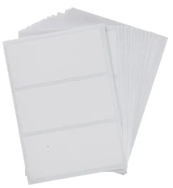 etiketten 3.4x7.5 - 105 stuks