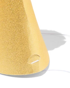 feesthoedjes pompon goud - 4 stuks