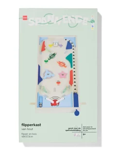 flipperkast 29x7x49cm hout