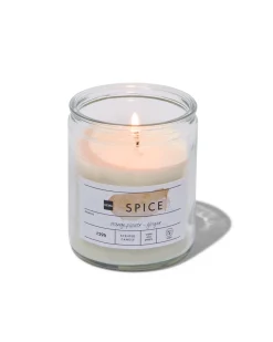 geurkaars in glas Ø6.5 spice