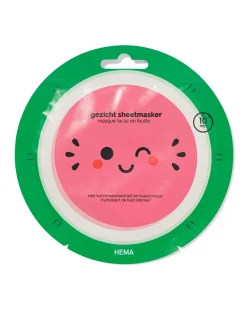 gezicht sheetmasker watermeloen