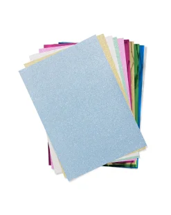 glitter en metallicpapier A4 - 20 stuks