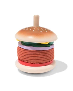 hamburger 9x12x9cm hout