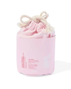 herbruikbare make-up pads bamboe met was- en bewaarzakje Ø8cm - 10 stuks