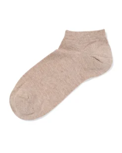 heren enkelsokken bamboe beige