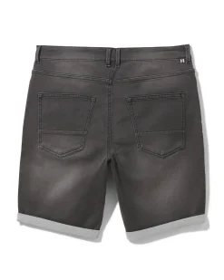 heren short jogdenim zwart
