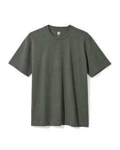 heren T-shirt Elias relaxed fit grijs
