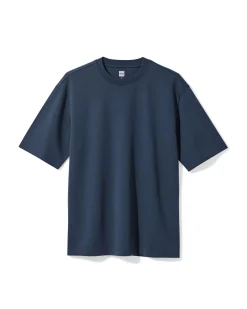 heren T-shirt Job oversized fit donkerblauw
