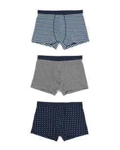 herenboxers kort donkerblauw