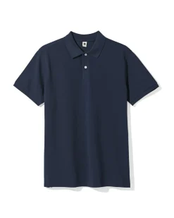 herenpolo Denton regular fit donkerblauw