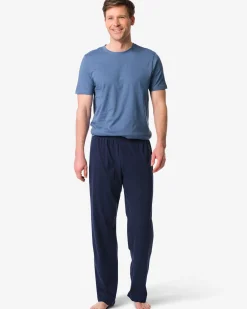herenpyjama blauw