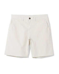 herenshort Charly regular fit chino gebroken wit