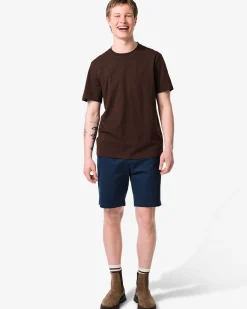 herenshort Charly regular fit chino donkerblauw