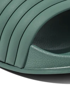 herenslippers groen
