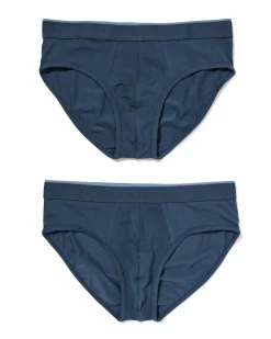 herenslips perfect comfort - 2 stuks donkerblauw