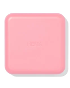 hervulbaar poederdoosje voor blush of highlighter roze