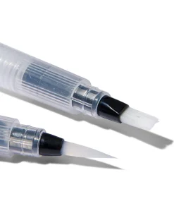 hervulbare waterpenseelset - 2 stuks
