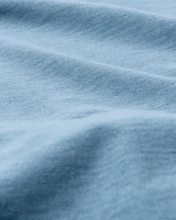 hoeslaken 70x150cm jersey blauw