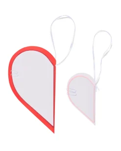 honeycombs hart 25cm - 2 stuks