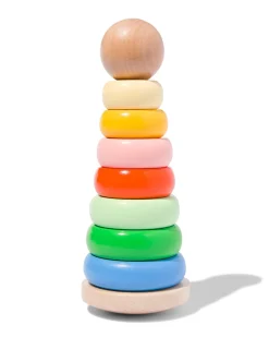 houten cilinder stapeltoren 20 cm