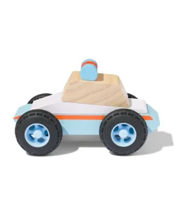 houten politiewagen