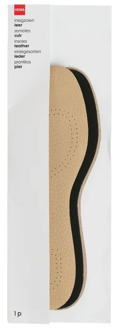 inlegzolen leer maat 41-42