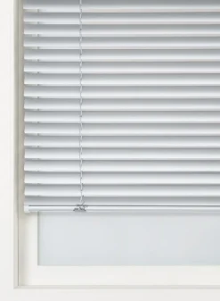 jaloezie aluminium hoogglans 50mm zilvergrijs - HEMA