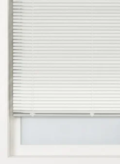 jaloezie aluminium hoogglans 25mm wit - HEMA