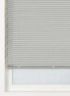 jaloezie aluminium mat 25mm lichtgrijs - HEMA