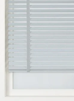 jaloezie hout uni 50mm grijs - HEMA