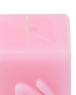 kaars 12.5cm 'love' roze