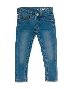 kinder jeans skinny fit middenblauw