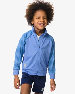 kinder trainingsjas blauw