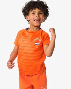 kinder T-shirt WK oranje