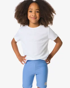 kinderbikershort blauw