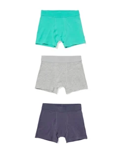 kinderboxers effen - 3 stuks groen