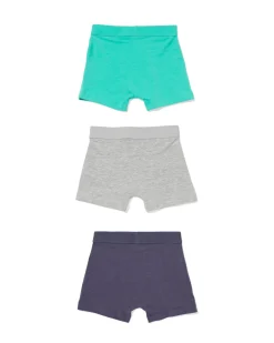 kinderboxers effen - 3 stuks groen