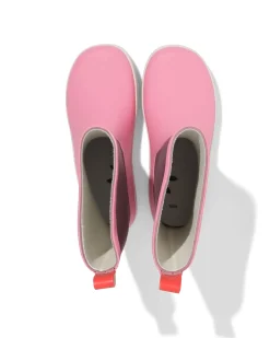 kinderregenlaars kleurblokken roze roze
