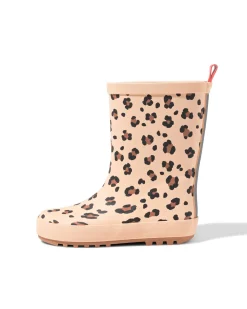 kinderregenlaars luipaard multi