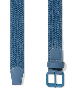 kinderriem gevlochten blauw blauw