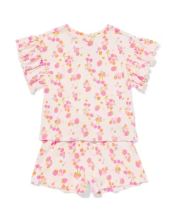 kinderset jersey kersen ecru