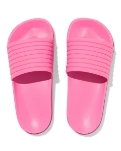 kinderslippers roze felroze