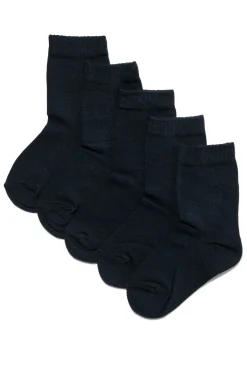kindersokken- 5 paar donkerblauw
